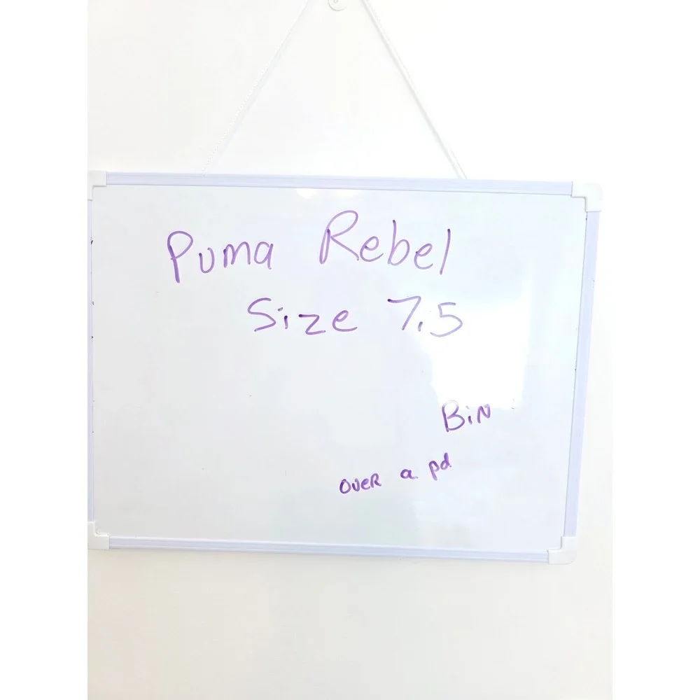 Puma Rebel Mid Womens Black‎ Slip On Sneakers Size 7.5